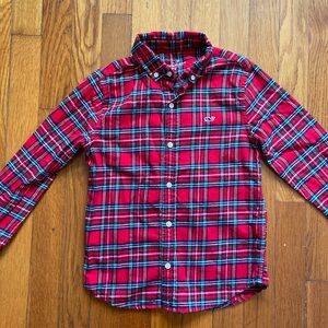 Vineyard Vines flannel tartan bottom down, Boys size 6. Smoke-free home